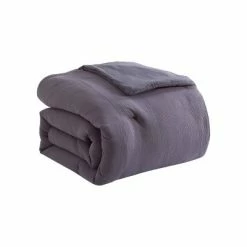 Brand new 🧨 Annika Cotton Gauze Comforter Set - Geneva Home Fashion Charcoal 👍