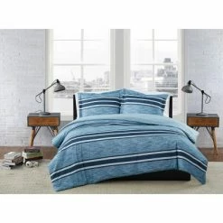 Best Pirce 🌟 London Fog Londong Fog Mitchell Stripe Bedding Collection ⭐