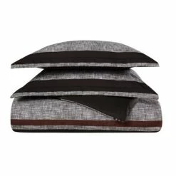 Outlet 🔥 London Fog Warren Stripe Comforter Set Multicolored 🎁