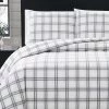 Brand new ✔️ Plaid Flannel Comforter Set Gray - London Fog 🌟