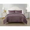 Discount 😀 Sadie Crinkle Velvet Comforter Set - Elegant Estates Gray 👏