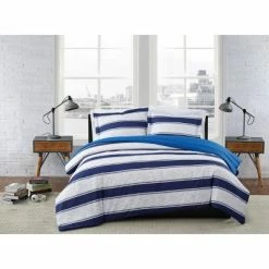 Discount 🤩 London Fog Watkins Stripe Bedding Collection ✨