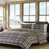 Hot Sale 🛒 Port Gamble Plaid Comforter And Sham Set Navy - Eddie Bauer® ❤️
