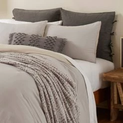 Wholesale 🌟 ED Ellen DeGeneres Washed Cotton Comforter Set - ED by Ellen DeGeneres Gray 🎉