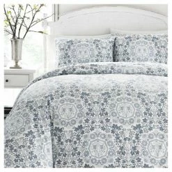 Cheapest 🔔 Pastel Blue Caldecott Comforter Set - Stone Cottage® ❤️