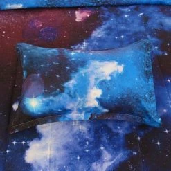 Cheapest ✨ 2 Pcs Polyester Twin All-season Galaxies Reversible Bedding Sets Galaxies Dark Blue - PiccoCasa ✨ -Bedding Sets & Collections Sales Shop unnamed file 5885