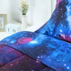 Cheapest ✨ 2 Pcs Polyester Twin All-season Galaxies Reversible Bedding Sets Galaxies Dark Blue - PiccoCasa ✨ -Bedding Sets & Collections Sales Shop unnamed file 5886