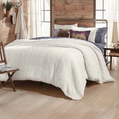 Best reviews of π G.H. Bass & Co. Cable Knit Pinsonic Sherpa Comforter Set Ivory - G.H. Bass π 8 Best reviews of π G.H. Bass & Co. Cable Knit Pinsonic Sherpa Comforter Set Ivory - G.H. Bass π - Image 8