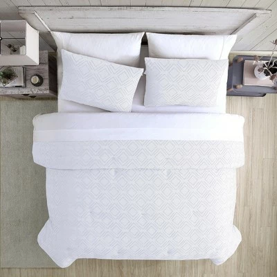 Brand new 🎁 Modern Threads 3-Piece Clipped Jacquard Comforter Set. ✨ 2 Brand new 🎁 Modern Threads 3-Piece Clipped Jacquard Comforter Set. ✨ - Image 2