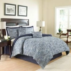 Hot Sale 🌟 Paddock Shawl Comforter Set Blue - Traditions By Waverly ✨ -Bedding Sets & Collections Sales Shop unnamed file 5946