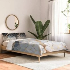 Buy β€οΈ Elisabeth Fredriksson Soft Gradient Cubes II 100% Cotton Comforter Set - Deny Designs Blue π₯