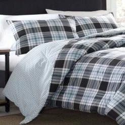 Best Sale 🔔 Atlantic Blue Lewis Plaid Comforter Set - Eddie Bauer® 😀 -Bedding Sets & Collections Sales Shop unnamed file 5963