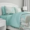 New 🌟 Hastings Home Harbor Town Veranda Coastal Beach Quilt Set Multicolored 🔔