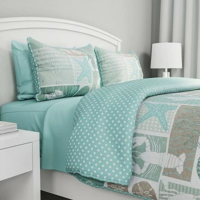 New π Hastings Home Harbor Town Veranda Coastal Beach Quilt Set Multicolored π 1 New π Hastings Home Harbor Town Veranda Coastal Beach Quilt Set Multicolored π