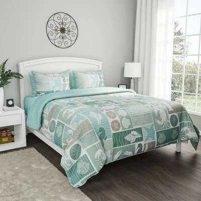 New π Hastings Home Harbor Town Veranda Coastal Beach Quilt Set Multicolored π 2 New π Hastings Home Harbor Town Veranda Coastal Beach Quilt Set Multicolored π - Image 2