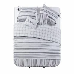 New 🎉 Farmhouse Princeton Comforter Set - VCNY White/gray ⭐ -Bedding Sets & Collections Sales Shop unnamed file 5990