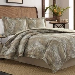 Cheapest 👍 Raffia Palms Comforter Set Brown - Tommy Bahama 🤩