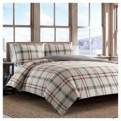 Best Pirce 🧨 Portage Bay Plaid Comforter and Sham Set Silver - Eddie Bauer® 🤩 -Bedding Sets & Collections Sales Shop unnamed file 6096