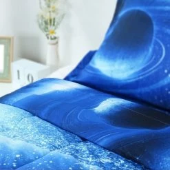 Promo 🎁 2 Pcs Polyester Twin Galaxies All-season Reversible Bedding Sets Galaxies White Blue - PiccoCasa 🧨 -Bedding Sets & Collections Sales Shop unnamed file 6102