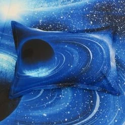 Promo 🎁 2 Pcs Polyester Twin Galaxies All-season Reversible Bedding Sets Galaxies White Blue - PiccoCasa 🧨 -Bedding Sets & Collections Sales Shop unnamed file 6103