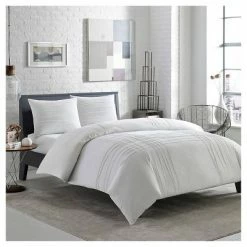 Brand new ✨ Variegated Pleats Comforter Set White - City Scene® 🎁 -Bedding Sets & Collections Sales Shop unnamed file 6111