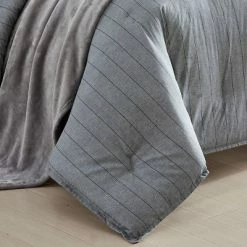 Budget ⌛ ED Ellen DeGeneres Chambray Pinstripe Comforter Set - Ellen Degeneres Gray 🤩 -Bedding Sets & Collections Sales Shop unnamed file 6146