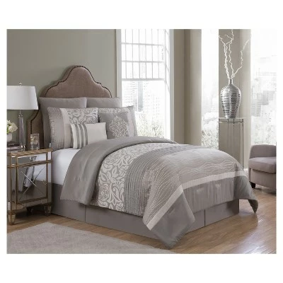 Cheap π― Taupe Arcadia Comforter Set 8pc - VCNY π 2 Cheap π― Taupe Arcadia Comforter Set 8pc - VCNY π - Image 2