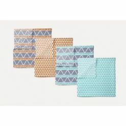Best deal 🌟 Bacati - Boys Triangles Aqua Navy 10 pc Crib Bedding Set with 4 Swaddling Blankets 😀 -Bedding Sets & Collections Sales Shop unnamed file 6208