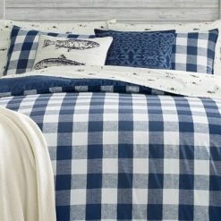 Top 10 🎉 Eddie Bauer Lakehouse Plaid Comforter Set Blue 😀