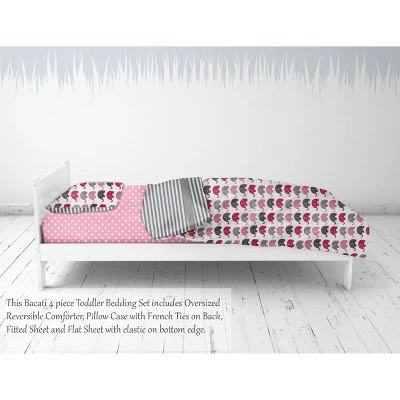 Coupon π Bacati - Elephants Pink/Fuschia/Gray 4 pc Toddler Bedding Set π 1 Coupon π Bacati - Elephants Pink/Fuschia/Gray 4 pc Toddler Bedding Set π