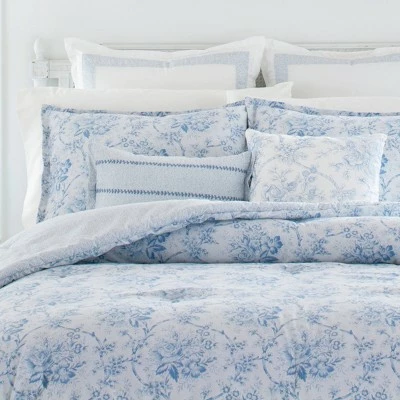 Cheap π Comforter Sham Set Blue - Laura Ashley Nina βοΈ 1 Cheap π Comforter Sham Set Blue - Laura Ashley Nina βοΈ