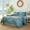 Coupon 👏 Abalone Queen Comforter Set Blue - Tommy Bahama 🔔