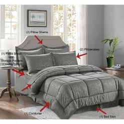 Budget 🧨 Elegant Comfort Luxury Softest, Coziest 8-PIECE Bed-in-a-Bag Bamboo Pattern Comforter Set - Silky Soft Complete Set Includes Bed Sheet Set with Double Sided Storage Pockets ✨ 5 Budget 🧨 Elegant Comfort Luxury Softest, Coziest 8-PIECE Bed-in-a-Bag Bamboo Pattern Comforter Set - Silky Soft Complete Set Includes Bed Sheet Set with Double Sided Storage Pockets ✨ -Bedding Sets & Collections Sales Shop unnamed file 6593