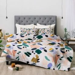 Coupon π Marta Barragan Camarasa Terrazzo Brushstrokes Comforter Set - Deny Designs Multicolored π