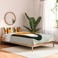 Discount π Domonique Brown Oranges Comforter Set - Deny Designs π€©