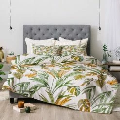 Discount ✨ Marta Barragan Camarasa Sweet Tropical Botany Comforter Set - Deny Designs Green ⌛