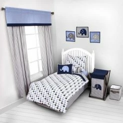 Cheapest 🎉 Bacati - Elephants Blue/Navy/Gray 4 pc Toddler Bedding Set 🌟 -Bedding Sets & Collections Sales Shop unnamed file 6789