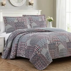 Best Pirce ✨ Modern Threads 2 Or 3 Piece 100% Cotton Enzyme Washed Quilt Set Vivienne. ⭐ -Bedding Sets & Collections Sales Shop unnamed file 6887