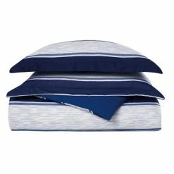 Budget 👏 London Fog Watkins Stripe Comforter Set Multicolored 😀