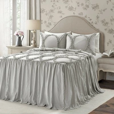 Cheapest ✨ Lush Decor Lush Décor Riviera Bedspread & Sham Set White ⭐ 1 Cheapest ✨ Lush Decor Lush Décor Riviera Bedspread & Sham Set White ⭐