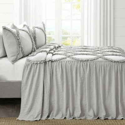 Cheapest ✨ Lush Decor Lush Décor Riviera Bedspread & Sham Set White ⭐ 2 Cheapest ✨ Lush Decor Lush Décor Riviera Bedspread & Sham Set White ⭐ - Image 2
