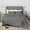 Best reviews of 🛒 Three Of The Possessed Dazzle New York Comforter Set - Deny Designs Black/white 🧨
