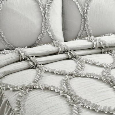 Cheapest ✨ Lush Decor Lush Décor Riviera Bedspread & Sham Set White ⭐ 3 Cheapest ✨ Lush Decor Lush Décor Riviera Bedspread & Sham Set White ⭐ - Image 3