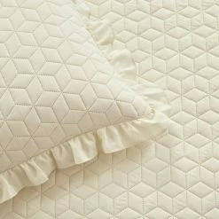 New ❤️ Lush Decor Lush Décor French Country Geo Bedspread & Sham Set Ivory 🎁 -Bedding Sets & Collections Sales Shop unnamed file 706