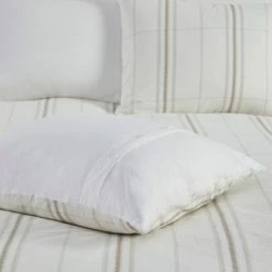 Coupon 🔔 Camden Organic Cotton Yarn Dyed Oversized Comforter Cover Set- Clean Spaces Taupe 🤩 -Bedding Sets & Collections Sales Shop unnamed file 7079