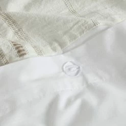 Coupon 🔔 Camden Organic Cotton Yarn Dyed Oversized Comforter Cover Set- Clean Spaces Taupe 🤩 -Bedding Sets & Collections Sales Shop unnamed file 7081