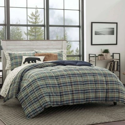 Best Pirce β¨ Full/Queen Rugged Plaid Reversible Comforter Set Navy - Eddie Bauer π 1 Best Pirce β¨ Full/Queen Rugged Plaid Reversible Comforter Set Navy - Eddie Bauer π