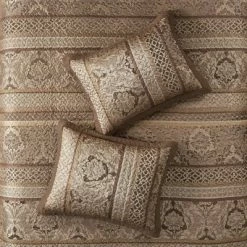 Coupon 💯 Madison Park 5pc Mirage Jacquard Bedding Set Brown ⌛ -Bedding Sets & Collections Sales Shop unnamed file 713
