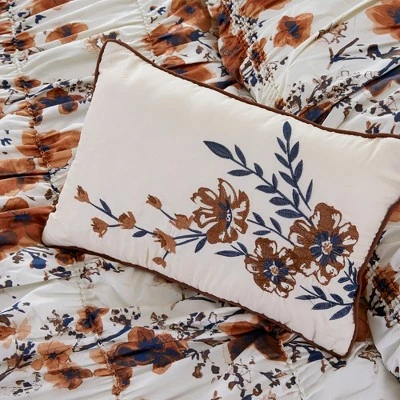 Best Sale π― Modern Threads 6-Piece Printed Textured Comforter Set Floral Ridge. π 6 Best Sale π― Modern Threads 6-Piece Printed Textured Comforter Set Floral Ridge. π - Image 6