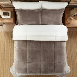 New 🎁 Serta Cozy Plush Comforter Set Navy ✨